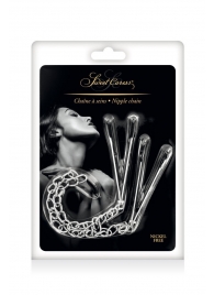 Регулируемые зажимы для сосков Sweet Caress Nipple Chain - Sweet Caress - купить с доставкой в Тольятти