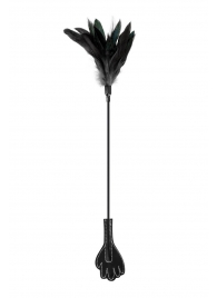 Двусторонний стек-щекоталка Sweet Caress Feather Whip - 58 см. - Sweet Caress - купить с доставкой в Тольятти