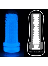 Светящийся в темноте мастурбатор Lumino Play Masturbator Ribbed - Lovetoy - в Тольятти купить с доставкой