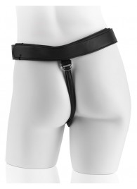 Страпон с телесной насадкой 7  Uncut with Strap on Harness - 18 см. - Pipedream - купить с доставкой в Тольятти