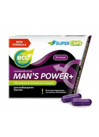 Возбуждающее средство для мужчин Mans Power plus - 10 капсул (0,35 гр.) +1 в подарок - SuperCaps - купить с доставкой в Тольятти