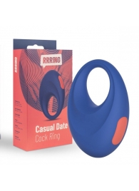 Синее эрекционное кольцо RRRING Casual Date Cock Ring - FeelzToys - в Тольятти купить с доставкой