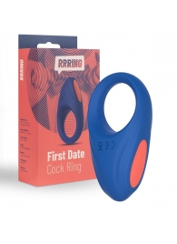 Синее эрекционное кольцо RRRING First Date Cock Ring - FeelzToys - в Тольятти купить с доставкой