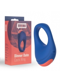 Синее эрекционное кольцо RRRING Dinner Date Cock Ring - FeelzToys - в Тольятти купить с доставкой