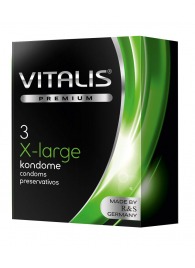 Презервативы увеличенного размера VITALIS PREMIUM x-large - 3 шт. - Vitalis - купить с доставкой в Тольятти