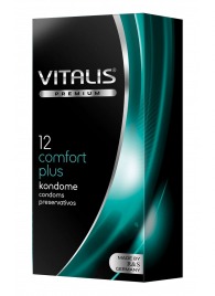 Контурные презервативы VITALIS PREMIUM comfort plus - 12 шт. - Vitalis - купить с доставкой в Тольятти