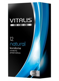 Классические презервативы VITALIS PREMIUM natural - 12 шт. - Vitalis - купить с доставкой в Тольятти