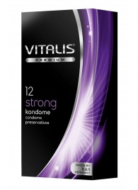 Презервативы с утолщённой стенкой VITALIS PREMIUM strong - 12 шт. - Vitalis - купить с доставкой в Тольятти