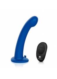 Синяя насадка Remote Control P-Spot G-Spot с черными трусиками - 20 см. - Pegasus - купить с доставкой в Тольятти