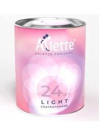 Ультратонкие презервативы Arlette Light - 24 шт. - Arlette - купить с доставкой в Тольятти