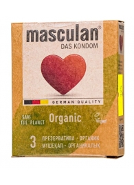 Экологически чистые презервативы Masculan Organic - 3 шт. - Masculan - купить с доставкой в Тольятти