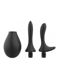 Черный анальный душ Nexus Anal Douche Set с 2 сменными насадками - Nexus Range - купить с доставкой в Тольятти