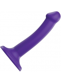 Фиолетовый фаллоимитатор-насадка Strap-On-Me Dildo Dual Density size S - 17 см. - Strap-on-me - купить с доставкой в Тольятти
