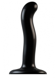 Черный фаллоимитатор-насадка Strap-On-Me P G spot Dildo size S - 16,4 см. - Strap-on-me - купить с доставкой в Тольятти