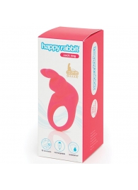 Розовое эрекционное виброкольцо Happy Rabbit Rechargeable Rabbit Cock Ring - Happy Rabbit - в Тольятти купить с доставкой