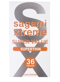 Ультратонкие презервативы Sagami Xtreme Superthin - 36 шт. - Sagami - купить с доставкой в Тольятти