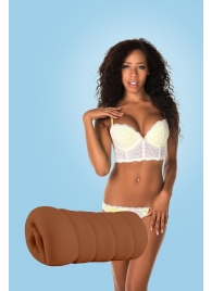 Коричневый мастурбатор-вагина BRIANNA - Dream Toys - в Тольятти купить с доставкой