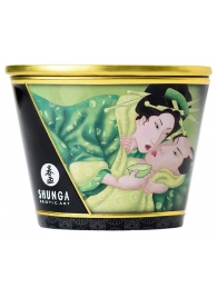 Массажная свеча Exotic Green Tea с ароматом зелёного чая - 170 мл. - Shunga - купить с доставкой в Тольятти