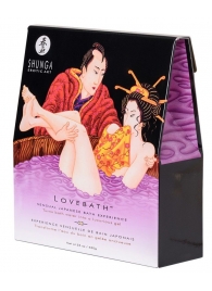 Соль для ванны Lovebath Sensual lotus, превращающая воду в гель - 650 гр. - Shunga - купить с доставкой в Тольятти