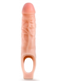 Телесная насадка на пенис 9 Inch Cock Sheath Extender - 22,2 см. - Blush Novelties - в Тольятти купить с доставкой