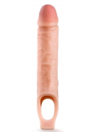 Телесная насадка на пенис 10 Inch Cock Sheath Extender - 25 см. - Blush Novelties - в Тольятти купить с доставкой