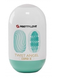 Бирюзовый мастурбатор-яйцо Twist Angel - Baile - в Тольятти купить с доставкой