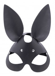 Черная гладкая маска  Зайка  с длинными ушками - Crazy Handmade - купить с доставкой в Тольятти