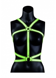 Портупея Body Harness с неоновым эффектом - размер L-XL - Shots Media BV - купить с доставкой в Тольятти