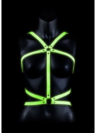 Портупея Body Harness с неоновым эффектом - размер L-XL - Shots Media BV - купить с доставкой в Тольятти