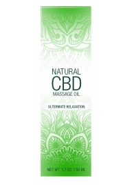 Массажное масло Natural CBD Massage Oil - 50 мл. - Shots Media BV - купить с доставкой в Тольятти