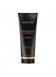 Массажный легкий крем WICKED Orange Blossom plus Patchouli - 120 мл. - Wicked - купить с доставкой в Тольятти