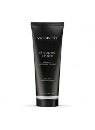 Массажный легкий крем WICKED Stripped plus Bare - 120 мл. - Wicked - купить с доставкой в Тольятти