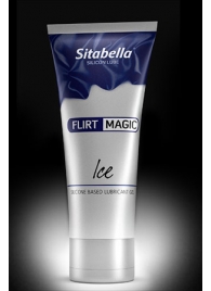 Силиконовая гель-смазка FLIRT MAGIC Ice с лёгким пролонгирующим эффектом - 75 мл. - Sitabella - купить с доставкой в Тольятти