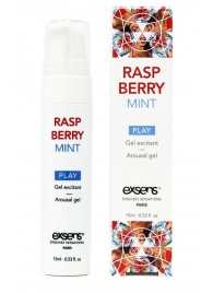 Возбуждающий гель Raspberry Mint с ароматом малины и мяты - 15 мл. - Exsens - купить с доставкой в Тольятти