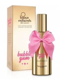 Гель с ароматом жвачки Bubblegum 2-in-1 Scented Silicone Massage And Intimate Gel - 100 мл. - Bijoux Indiscrets - купить с доставкой в Тольятти