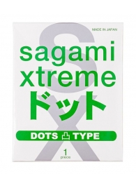 Презерватив Sagami Xtreme Type-E с точками - 1 шт. - Sagami - купить с доставкой в Тольятти