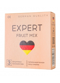 Ароматизированные презервативы EXPERT Fruit Mix - 3 шт. - Expert - купить с доставкой в Тольятти