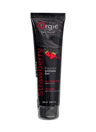 Интимный гель на водной основе Lube Tube Strawberry с клубничным вкусом - 100 мл. - ORGIE - купить с доставкой в Тольятти