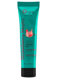 Съедобный интимный гель Orgie Lube Tube Cocktail Strawberry Mojito - 100 мл. - ORGIE - купить с доставкой в Тольятти