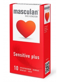 Презервативы Masculan Sensitive plus - 10 шт. - Masculan - купить с доставкой в Тольятти