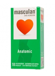 Презервативы анатомической формы Masculan Anatomic - 10 шт. - Masculan - купить с доставкой в Тольятти