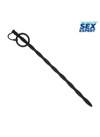 Черный стимулятор уретры Sex Expert - Sex Expert - купить с доставкой в Тольятти