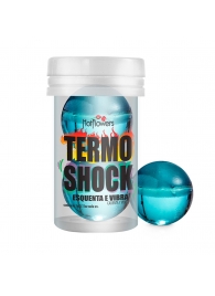 Интимный гель Termo Shock Hot Ball с разогревающе-покалывающим эффектом (2 шарика по 3 гр.) - HotFlowers - купить с доставкой в Тольятти