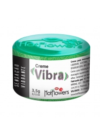 Возбуждающий крем Vibra с эффектом вибрации - 3,5 гр. - HotFlowers - купить с доставкой в Тольятти