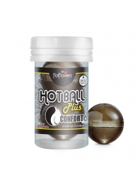 Анальный лубрикант на масляной основе Hot Ball Plus Conforto (2 шарика по 3 гр.) - HotFlowers - купить с доставкой в Тольятти