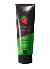 Смазка на водной основе с ароматом клубники Strawberry Lubricant - 100 мл. - INTT - купить с доставкой в Тольятти