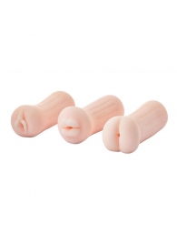 Набор из 3 мастурбаторов The Girl Next Door Tina - Dream Toys - в Тольятти купить с доставкой