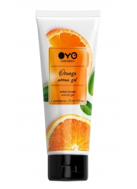 Лубрикант на водной основе OYO Aroma Gel Orange с ароматом апельсина - 75 мл. - OYO - купить с доставкой в Тольятти