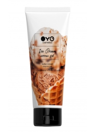 Лубрикант на водной основе OYO Aroma Gel Ice Cream с ароматом пломбира - 75 мл. - OYO - купить с доставкой в Тольятти