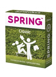 Классические презервативы SPRING CLASSIC - 3 шт. - SPRING - купить с доставкой в Тольятти